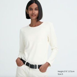Uniqlo HEATTECH Ultra Warm Crew Neck Long-Sleeve T-Shirt (Medium)